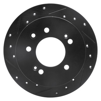 DFC® - Premium Drilled and Slotted Rear Driver Side Brake Rotor