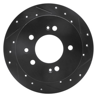 DFC® - Premium Drilled and Slotted Rear Passenger Side Brake Rotor