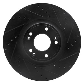 DFC® - Premium Drilled and Slotted Front Passenger Side Brake Rotor