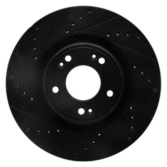 DFC® - Premium Drilled and Slotted Front Driver Side Brake Rotor