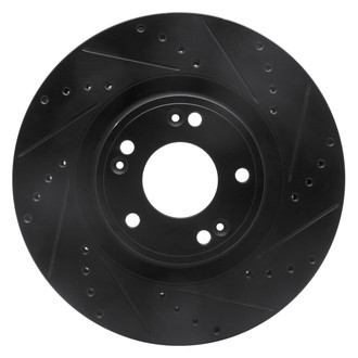 DFC® - Premium Drilled and Slotted Front Passenger Side Brake Rotor