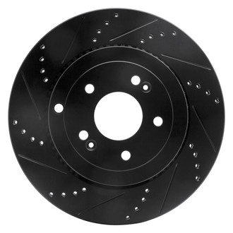 DFC® - Premium Drilled and Slotted Rear Driver Side Brake Rotor