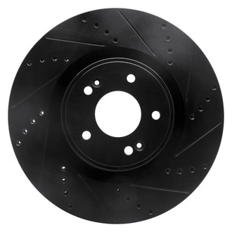DFC® - Premium Drilled and Slotted Front Passenger Side Brake Rotor