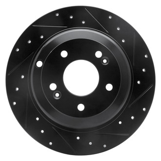 DFC® - Premium Drilled and Slotted Rear Passenger Side Brake Rotor