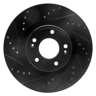 DFC® - Premium Drilled and Slotted Front Driver Side Brake Rotor