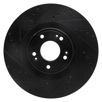 DFC® - Premium Drilled and Slotted Front Driver Side Brake Rotor