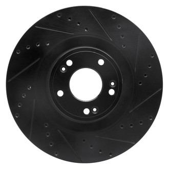DFC® - Premium Drilled and Slotted Front Passenger Side Brake Rotor