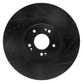 DFC® - Premium Drilled and Slotted Front Passenger Side Brake Rotor