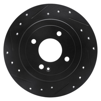 DFC® - Premium Drilled and Slotted Rear Driver Side Brake Rotor