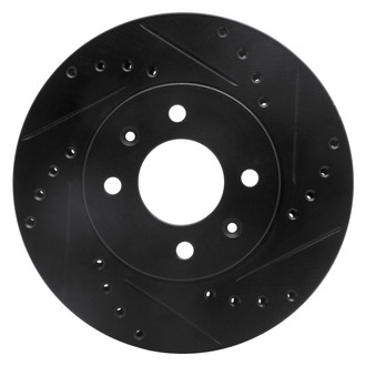 DFC® - Premium Drilled and Slotted Front Passenger Side Brake Rotor