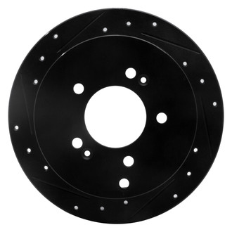 DFC® - Premium Drilled and Slotted Rear Driver Side Brake Rotor