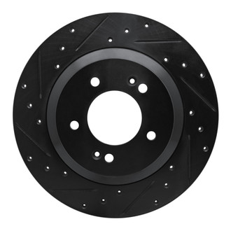 DFC® - Premium Drilled and Slotted Rear Driver Side Brake Rotor