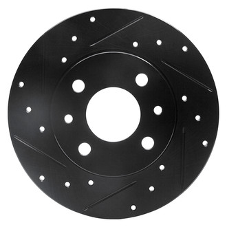DFC® - Premium Drilled and Slotted Rear Driver Side Brake Rotor