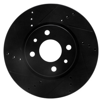 DFC® - Premium Drilled and Slotted Front Driver Side Brake Rotor