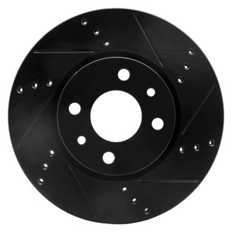 DFC® - Premium Drilled and Slotted Front Passenger Side Brake Rotor