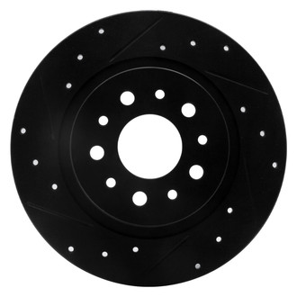 DFC® - Premium Drilled and Slotted Rear Driver Side Brake Rotor