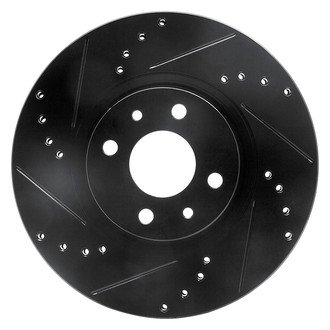 DFC® - Premium Drilled and Slotted Front Driver Side Brake Rotor