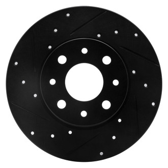 DFC® - Premium Drilled and Slotted Rear Driver Side Brake Rotor