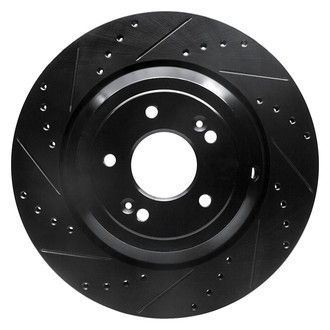 DFC® - Premium Drilled and Slotted Rear Driver Side Brake Rotor