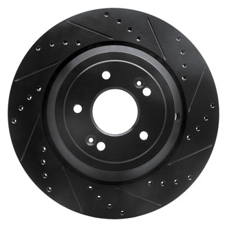 DFC® - Premium Drilled and Slotted Rear Passenger Side Brake Rotor