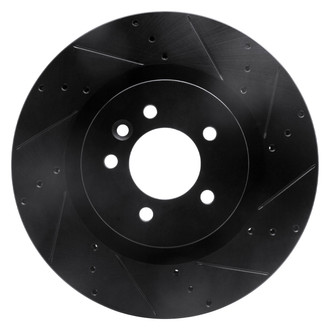 DFC® - Premium Drilled and Slotted Front Passenger Side Brake Rotor
