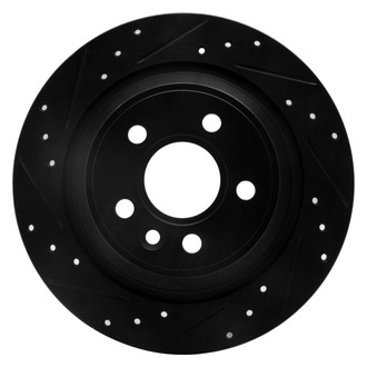 DFC® - Premium Drilled and Slotted Rear Driver Side Brake Rotor