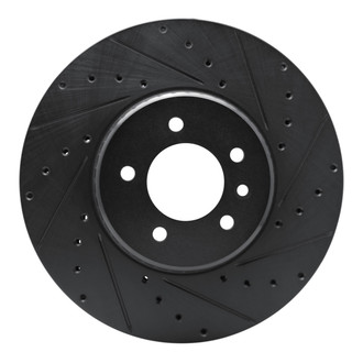 DFC® - Premium Drilled and Slotted Front Passenger Side Brake Rotor