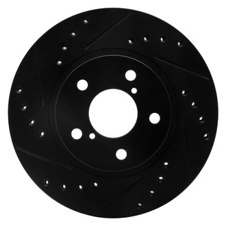 DFC® - Premium Drilled and Slotted Front Driver Side Brake Rotor