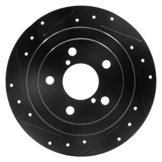 DFC® - Premium Drilled and Slotted Rear Driver Side Brake Rotor