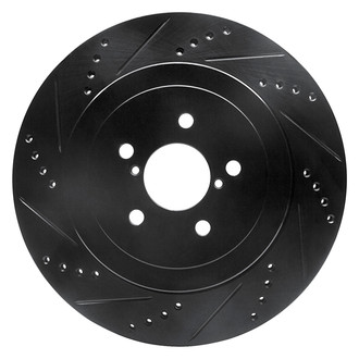 DFC® - Premium Drilled and Slotted Rear Driver Side Brake Rotor