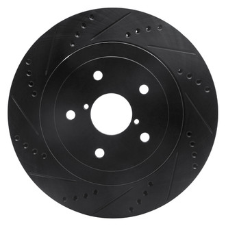 DFC® - Premium Drilled and Slotted Rear Driver Side Brake Rotor