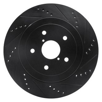 DFC® - Premium Drilled and Slotted Rear Passenger Side Brake Rotor
