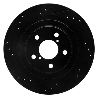 DFC® - Premium Drilled and Slotted Rear Driver Side Brake Rotor