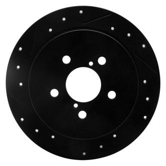 DFC® - Premium Drilled and Slotted Rear Driver Side Brake Rotor