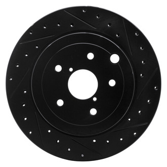 DFC® - Premium Drilled and Slotted Rear Passenger Side Brake Rotor