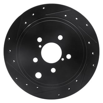 DFC® - Premium Drilled and Slotted Rear Driver Side Brake Rotor