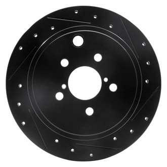 DFC® - Premium Drilled and Slotted Rear Passenger Side Brake Rotor