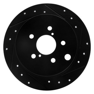 DFC® - Premium Drilled and Slotted Rear Passenger Side Brake Rotor