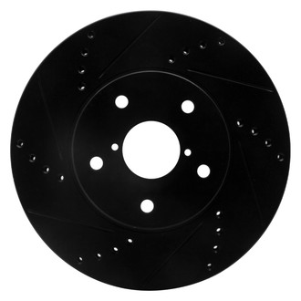 DFC® - Premium Drilled and Slotted Front Driver Side Brake Rotor