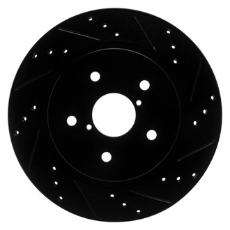 DFC® - Premium Drilled and Slotted Rear Passenger Side Brake Rotor