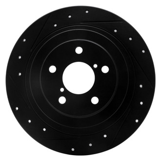 DFC® - Premium Drilled and Slotted Rear Driver Side Brake Rotor