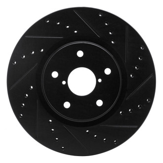 DFC® - Premium Drilled and Slotted Front Passenger Side Brake Rotor