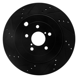 DFC® - Premium Drilled and Slotted Rear Driver Side Brake Rotor