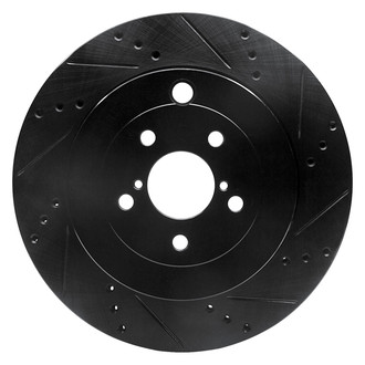 DFC® - Premium Drilled and Slotted Rear Passenger Side Brake Rotor