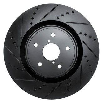 DFC® - Premium Drilled and Slotted Front Driver Side Brake Rotor