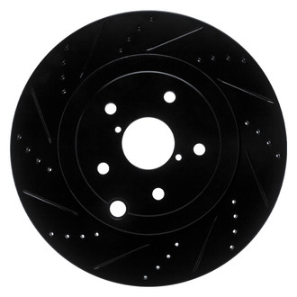 DFC® - Premium Drilled and Slotted Rear Driver Side Brake Rotor