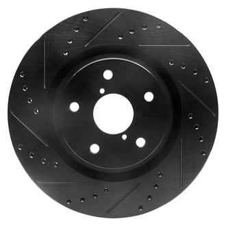 DFC® - Premium Drilled and Slotted Front Driver Side Brake Rotor
