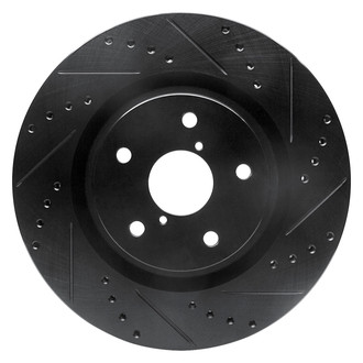DFC® - Premium Drilled and Slotted Front Passenger Side Brake Rotor