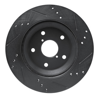 DFC® - Premium Drilled and Slotted Rear Driver Side Brake Rotor