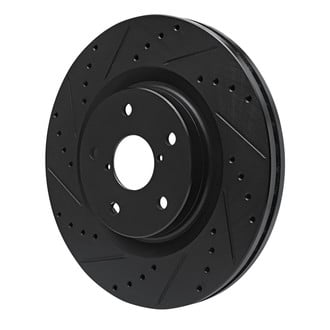 DFC® - Premium Drilled and Slotted Front Driver Side Brake Rotor